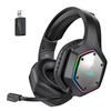 EKSA E1000WT Gaming Headset 7.1 Surround Wireless bluetooth Headphone 50mm Powerful Driver ENC Call Noise Cancelling 36H