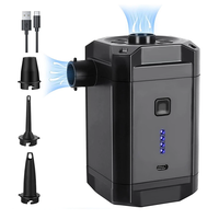 Electric Air Pump Inflator Air Compressor With Rechargeable Battery Portable Wireless For PVC Boat Mattress Inflatable P