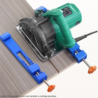 Electric Circular Saw Milling Positioning Clamp ABS Quick Fix Jig Quick Positioning Back Board Clip for 4-inch Cutting M