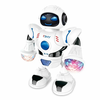 Electric Dazzling Dancing Robot Educational Parent-child Interaction Robot Toy with LED Light Music Children