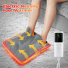 Electric Foot Heating Pad Washable Feet Warmer Heater Household Soft Plush Heat Blanket Foot Heat Mat Home Office Bedroo
