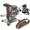 Electric Mini Belt Sander Grinder Knife Sharpener with Attachments Versatile Grinding Polishing Machine 7-Speed Adjustab