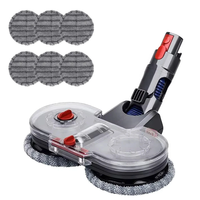 Electric Mop Head Attachment forDyson V7 V8 V10 V11 with Water Tank and 6 Mop Pads High-Quality ABS Versatile Floor Clea