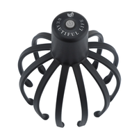 Electric Octopus Claw Head Massager Scalp Scratcher Massage Machine Relief Head Stress Fatigue Vibration Massage Hair Gr