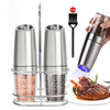 Electric Pepper Mill Sets Herb Coffee Grinder with LED Light Automatic Gravity Induction Salt Shaker Grinders Machine Sp