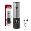 Electric Salt Grinder Set USB Rechargeable Electric Pepper Mill With LED Light Adjustable Coarseness Kitchen Tools