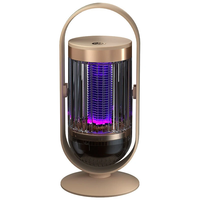 Electric Shock Mosquito Lamp USB Rechargeable with 1200mAh Battery Mosquito Killer with Night Light Function Easy to Cle