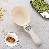 Electronic Measuring Spoon For Food Digital Scale Dog and Cat Food Kitchen Scale Measuring Cup with LED Display