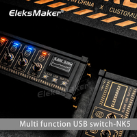 EleksMaker NK2 USB Switch Independent Control Button Switch Retro Gold Plating Table Setting Sense of Ceremony