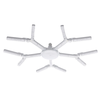 Elfeland 3/4/5 Leafs Foldable Crystal Snowflake LED Ceiling Light E27 Adjustable Shape AC 85~265V Ultra-Bright Wide-Angl