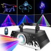 Elfeland RGB Animation Projector Light with Remote Control DMX512 Beam Effect 10m Range 9 Pre-set Patterns DJ Party Stag
