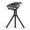 Elfeland Solar Octopus Spotlight With 3 Flexible Tentacles for Wrapping 360° Rotatable Head IP44 Waterproof for Garden C