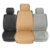 ELUTO Car Seats Cover Auto Front PU Leather Universal Cushions Deluxe Interior
