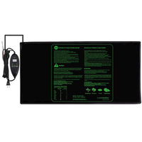 Energy Efficient Seedling Heat Mat with Six-Stage Adjustable Temperature Controller Plant Germination Heating Pad Perfec