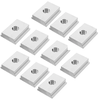 ENJOYWOOD 10pcs M8 T-Track Sliding Nut T Slot Nut For Woodworking Tool Slot Fastener