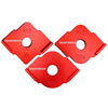 ENJOYWOOD 3PCS Aluminum Router Corner Jig Set R5-R30 6 in 1 Precision Woodworking Corner Templates Enduring and Easy to