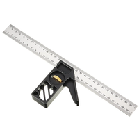 ENJOYWOOD Adjustable 300mm Aluminum Alloy Combination Square 45 90 Degree Angle Scriber Steel Ruler Woodworking Line Loc