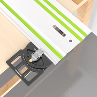 ENJOYWOOD Adjustable Multi-Angle Track Saw Guide Square Guide -60° to 60° Quick Positive Angle Stop Compatible with Maki