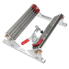 ENJOYWOOD Adjustable Spline Jig for Table Saw & Router Table Silver Aluminum Alloy Material 1/2in-16in Project Size Comp