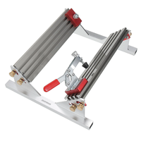 ENJOYWOOD Adjustable Spline Jig for Table Saw & Router Table Silver Aluminum Alloy Material 1/2in-16in Project Size Comp