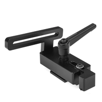 ENJOYWOOD Aluminium Alloy Miter Track Stop Fixed T-Slot Track Woodworking Limiter for 30mm 45mm Manual T-track Woodworki