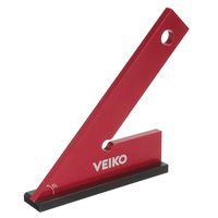 ENJOYWOOD Aluminum Alloy Miter Square with Base 45 Degree Right Angle Ruler Miter Angle Corner Ruler Woodworking Measuri