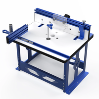 ENJOYWOOD EW-XBJ004 Bench Top Router Table Workbench with Miter Gauge / Profile Fence System / Dust Collection Port for