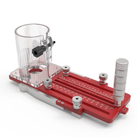 ENJOYWOOD Multifunctional Router Mortise Jig,  Door Hinge Template,  Guide Rail Adapter,  Circular Slotting,  for Wood Trimm