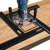 ENJOYWOOD Trimming Machine Milling Groove Engraving Guide Rail Multi-functional Adjustable Backing Auxiliary Guide Brack