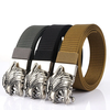 ENNIU 120cm Metal Buckle Tactical Belt Nylon Army Military Outdoor Belt for Men Women