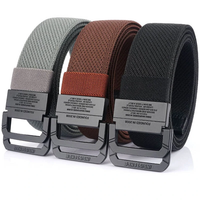 ENNIU Leisure Belt Quick Release Quick Dry Elastic Multi-Function Alloy Buckle Waistband Tactical Belt for Fishing Hunti