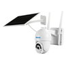 ESCAM QF250 1080P Cloud Storage WIFI Battery PIR Alarm Dome IP Camera With Solar Panel Full Color Night Vision PTZ Two W