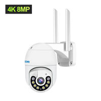 ESCAM QF800 8MP Pan/Tilt AI Humanoid Detection Auto Tracking Cloud Storage Waterproof WiFi IP Camera Two Way Audio Night