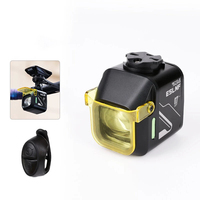 ESLNF 1200LM Wired Remote Control Bicycle Headlight Aluminum Alloy 4000mAh Type-C Charging Bike Front Light with Dustpro