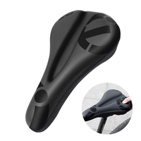 ESLNF Soft High Elastic Silicone Anti-slip Bicycle Saddle Thickened Shock Absorption Waterproof Bike Cover Cushion for O