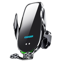 ESSAGER A4 15W 10W 7.5W 5W Wireless Car Phone Holder Charger Car Air Vent Clamp Bracket for iPhone 13 14 14 Pro 14Pro Ma