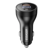 ESSAGER ES-CC17 100W 2-Port USB PD Car Charger Adapter with USB-A+Type-C PD3.0 QC3.0 AFC FCP SCP PPS VOOC Fast Charging