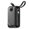 ESSAGER ES-D025 65W 77Wh 20000mAh Power Bank with Two Integrated Cables Digital Display External Battery Power Supply wi