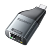 Essager ES-OTG22 Ethernet Adapter 1000/100Mbps RJ45 To Type-C Connector Extender Extension for PC Tablet Laptop Projecto