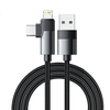 ESSAGER ES-X59 3A USB-A to Type-C+iP Cable PD3.0 QC4.0 PPS FCP SCP AFC Fast Charging Data Transmission Copper Core Line