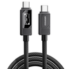 ESSAGER ES-X74 5A 100W Type-C to Type-C Digital Display Cable QC4.0/3.0 PD3.0 FCP Fast Charging Data Transmission Copper