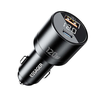 ESSAGER FSJ-009 120W 2-Port USB PD Car Charger Adapter 18W USB QC3.0 100W USB-C PD Fast Charging Digital Display for iPh
