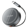 ESSAGER Z19 3-in-1 15W Wireless Charger with Retractable Cable Phone Stand Design Fast Wireless Charging Pad for Smart P