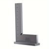 ETOPOO 100x70mm Machinist Engineer Square 90 Degree Right Angle Ruler with Seat Woodworking Scribing Ruler for Precision