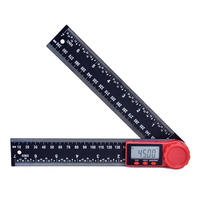 ETOPOO 200mm/300mm 360° LCD Display Carbon Fiber Digital Angle Ruler Inclinometer Electron Goniometer Protractor Angle F