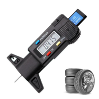 ETOPOO Digital Car Tyre Tire Tread Depth Gauge Meter Auto Tire Wear Detection Measuring Tool Caliper Thickness Gauges Mo