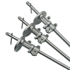 ETOPOO Woodworking Marking Tool with Stainless Steel Round Plate for Precise 0-500mm Lines - Perfect for CarpentryDIY