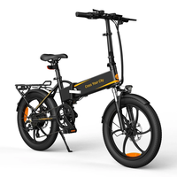 [EU Direct] ADO A20 XE Electric Bike 36V 10.4AH Battery 250W Motor 20x1.95in Certified Lighting 25KM/H Speed 80KM Mileag