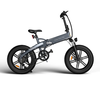 [EU DIRECT] ADO A20F+ Electric Bike 250W Motor 36V 10.4Ah Battery 20inch Snow Tires 70Km Mileage 120Kg Max Load Folding