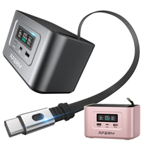 [EU Direct] AFERIY Nano100 Portable Power Station 100W 99.2Wh LiFePO4 Battery Telescopic Type-C Cable,  Carry-on Airplane